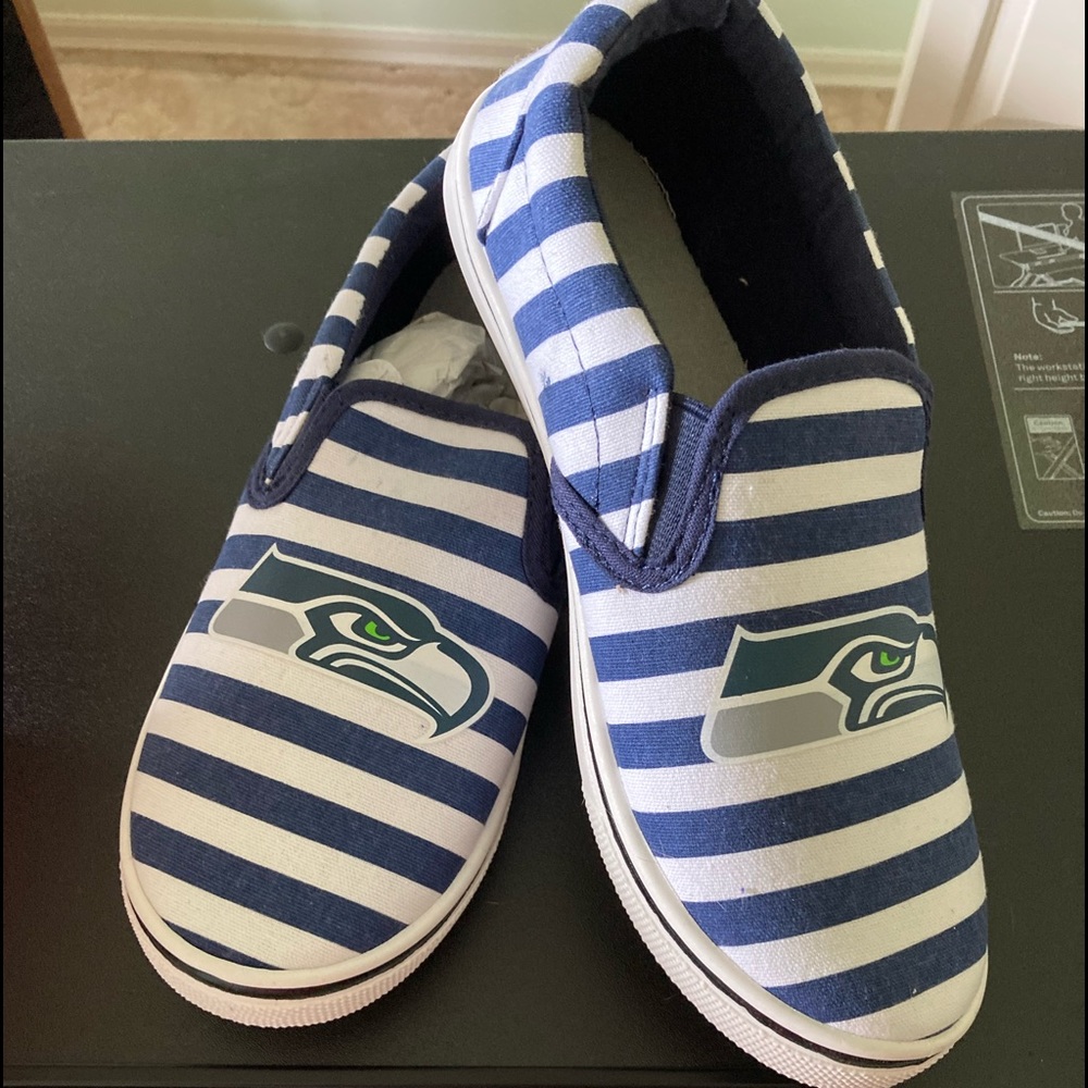 NFL NWOT women's Seahawks slip on shoes size 8